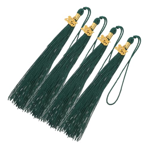 Angoily 4 Stück Quasten Für Die Abschlusskappe Gedenkquaste Für Den Abschluss Charm Abschlussquaste Ornament Quasten Zum Basteln Absolventenquasten Abschlussquaste Dekorativer von Angoily