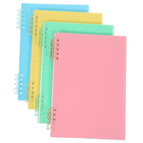 Angoily 4 Stück Ringbuch Notizbuch mit Nachfüllbaren Farbige Umschläge in Blau Grün und Gelb für Büro Schule und Reisen Angoily 4 Stück Ringbuch Notizbuch mit Nachfüllbaren Farbige Umschläge in Blau Grün und Gelb für Büro Schule und Reisen von Angoily