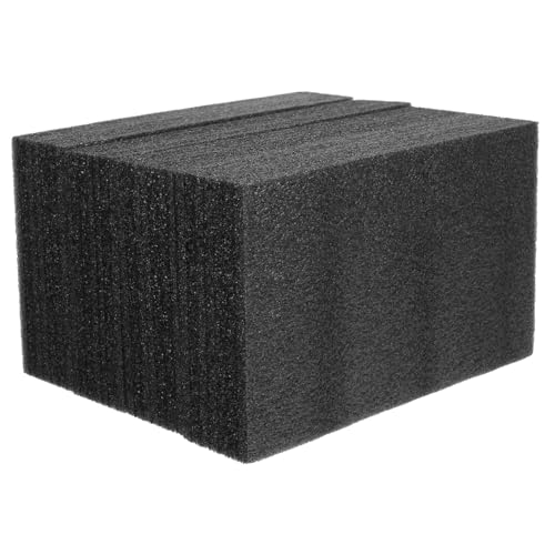 Angoily 4 Stück Schaumkissen Mehrzweck-verpackungsfolie Dicker Schaum Packschaumbrett Schaumstoff Für Verpackungen Verpackungsmaterial Aus Schaumstoff Schaumeinlage Black Perlenbaumwolle von Angoily