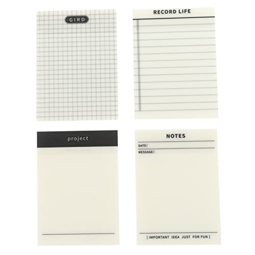 Angoily 4 Stück Selbstklebende Memo Sticker Wiederverwendbar für Notizen Planung und Organisation im Büro und Zuhause Angoily 4 Stück Selbstklebende Memo Sticker Wiederverwendbar für Notizen Planung und Organisation im Büro und Zuhause von Angoily