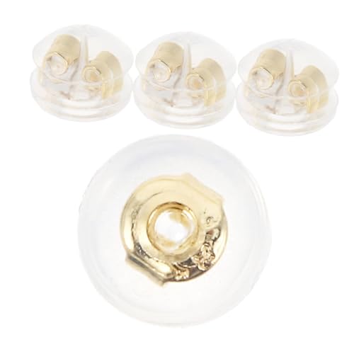 Angoily 4 Stück Silikon Ohrstecker Verschluss Runde Sichere Ohrring Verschlüsse für Empfindliche Haut Stabiler Halt Komfortabel und Elegant Geeignet für Schwere Ohrstecker Damen Angoily 4 Stück Silikon Ohrstecker Verschluss Runde Sichere Ohrring Verschlüsse für Empfindliche Haut Stabiler Halt Komfortabel und Elegant Geeignet für Schwere Ohrstecker Damen von Angoily