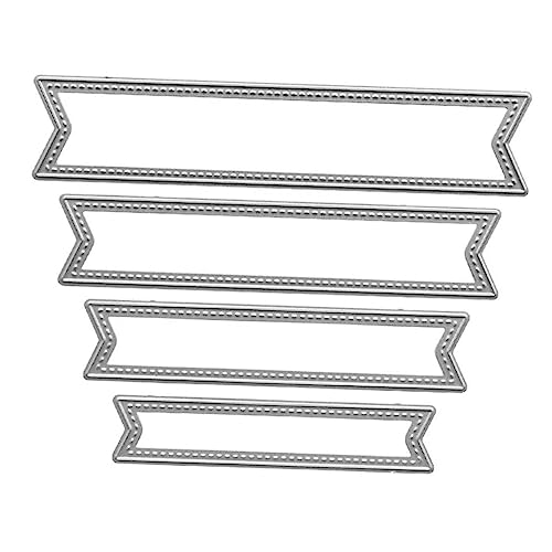 Angoily 4 Stück Stanzform Herstellung sterben Handwerk Grenze Cutter Scrapbooking Prägeschablonen Präge stirbt Stanzschablonen Stahl mit hohem Kohlenstoffgehalt Silver Angoily 4 Stück Stanzform Herstellung sterben Handwerk Grenze Cutter Scrapbooking Prägeschablonen Präge stirbt Stanzschablonen Stahl mit hohem Kohlenstoffgehalt Silver von Angoily