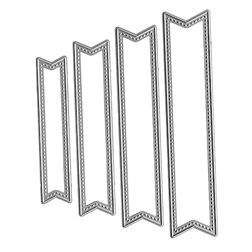 Angoily 4 Stück Stanzform Prägung Grenze Herstellung Kunsthandwerk Schneiden Gestanzt Cutter Scrapbooking Sterben Stanzschablonen Silver Stahl Mit Hohem Kohlenstoffgehalt Angoily 4 Stück Stanzform Prägung Grenze Herstellung Kunsthandwerk Schneiden Gestanzt Cutter Scrapbooking Sterben Stanzschablonen Silver Stahl Mit Hohem Kohlenstoffgehalt von Angoily