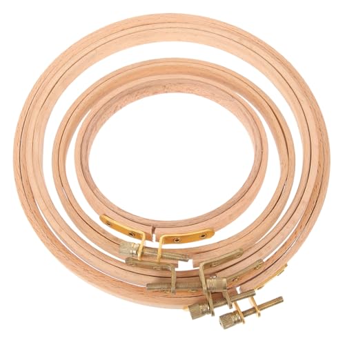 Angoily 4 Stück Stickrahmen Teiliges Langlebige und Stilvolle Stickkreise für Diy Handwerk für Kreuzstich und Dekoration für Familie Angoily 4 Stück Stickrahmen Teiliges Langlebige und Stilvolle Stickkreise für Diy Handwerk für Kreuzstich und Dekoration für Familie von Angoily