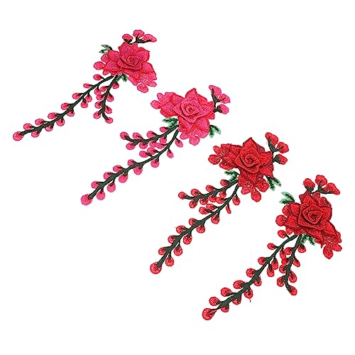Angoily 4 Stück Teiliges Bestickte Patches Polyester Retro Stil Vielseitige Stoff Applikationen für Diy Projekte zum Aufnähen und Verzieren von Kleidung Taschen und Mehr Angoily 4 Stück Teiliges Bestickte Patches Polyester Retro Stil Vielseitige Stoff Applikationen für Diy Projekte zum Aufnähen und Verzieren von Kleidung Taschen und Mehr von Angoily