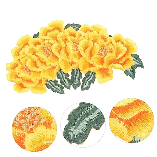 Angoily 4 Stück Teiliges Blumen Stickerei zum Aufbügeln und Aufnähen Bunte Dekorative Applikationen für DIY Kleidung Langlebige Textil Patches für Jacken Jeans Hüte und Accessoires Angoily 4 Stück Teiliges Blumen Stickerei zum Aufbügeln und Aufnähen Bunte Dekorative Applikationen für DIY Kleidung Langlebige Textil Patches für Jacken Jeans Hüte und Accessoires von Angoily