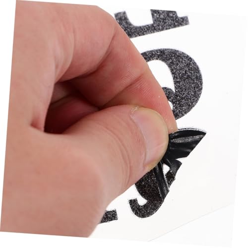 Angoily 4 Stück Teiliges Bügelbuchstaben und aus Hitzebeständigem Vinyl Flexible Aufnäher für DIY Kleidung Geeignet für T Shirts Jacken Taschen Einfache Anwendung Langlebiger Halt Angoily 4 Stück Teiliges Bügelbuchstaben und aus Hitzebeständigem Vinyl Flexible Aufnäher für DIY Kleidung Geeignet für T Shirts Jacken Taschen Einfache Anwendung Langlebiger Halt von Angoily