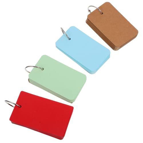 Angoily 4 Stück Teiliges Bunte Kraftpapier Ringbuch Karteikarten Blanko Flashcards zum Selbstgestalten Wiederbefüllbar Handlich für Schule und Büro Praktische Notizblöcke in Rot Blau Angoily 4 Stück Teiliges Bunte Kraftpapier Ringbuch Karteikarten Blanko Flashcards zum Selbstgestalten Wiederbefüllbar Handlich für Schule und Büro Praktische Notizblöcke in Rot Blau von Angoily