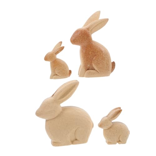 Angoily 4 Stück Teiliges DIY Holzfiguren Kaninchen zum Bemalen Natürliche Holztextur Stabile Osterdekoration Einfache Reinigung Kreative Bastelidee für Frühlings und Osterfeiern Angoily 4 Stück Teiliges DIY Holzfiguren Kaninchen zum Bemalen Natürliche Holztextur Stabile Osterdekoration Einfache Reinigung Kreative Bastelidee für Frühlings und Osterfeiern von Angoily