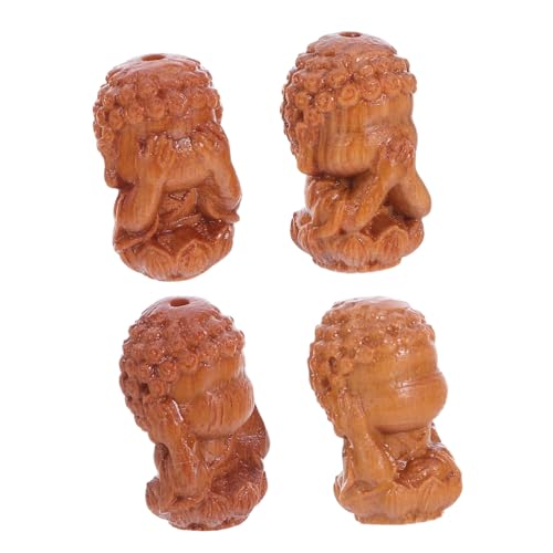 Angoily 4 Stück Teiliges Holzperlen für Schmuckherstellung Tibetische Reichtumsgöttin Geschnitzte Holzornamente Langlebige Holzperlen mit Feiner Gravur für Armbänder und Halsketten Angoily 4 Stück Teiliges Holzperlen für Schmuckherstellung Tibetische Reichtumsgöttin Geschnitzte Holzornamente Langlebige Holzperlen mit Feiner Gravur für Armbänder und Halsketten von Angoily
