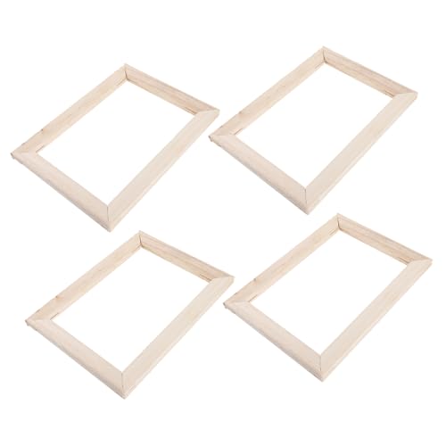 Angoily 4 Stück Teiliges Keilrahmen Holz Stabile Leinwandrahmen für Öl Acrylmalerei Praktische DIY Kunstrahmen Rechteckige Bilderrahmen Geeignet für Künstler und Kunstliebhaber Angoily 4 Stück Teiliges Keilrahmen Holz Stabile Leinwandrahmen für Öl Acrylmalerei Praktische DIY Kunstrahmen Rechteckige Bilderrahmen Geeignet für Künstler und Kunstliebhaber von Angoily