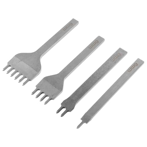 Angoily 4 Stück Teiliges Lederlocher Multifunktionale Stanzwerkzeuge für Lederhandwerk Robuste und Praktische Lochstanzer für Projekte Angoily 4 Stück Teiliges Lederlocher Multifunktionale Stanzwerkzeuge für Lederhandwerk Robuste und Praktische Lochstanzer für Projekte von Angoily