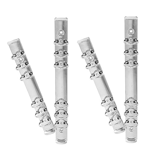 Angoily 4 Stück Teiliges Loose Leaf Binder mit Metallclips Kreative Ablage für Dokumente für Schule und Büro Praktische Robuste Schreibwaren von Angoily