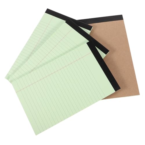 Angoily 4 Stück Teiliges Mini Grün Liniertes Schreibpapier mit Leicht Abreißbaren Blättern Kompaktes Büromaterial für Schule und Büro Praktische Kleine Schreibblöcke für Notizen und von Angoily