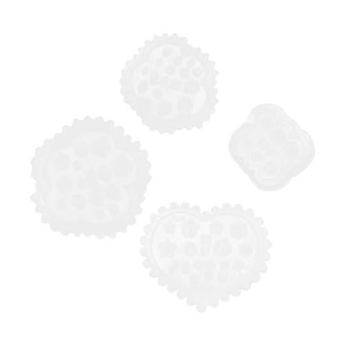Angoily 4 Stück Teiliges Nagelkunst Silikon Gießformen mit Kristall designs DIY Epoxidharz Form für Maniküre Tragbar und Vielseitig für professionellen und Heimgebrauch Angoily 4 Stück Teiliges Nagelkunst Silikon Gießformen mit Kristall designs DIY Epoxidharz Form für Maniküre Tragbar und Vielseitig für professionellen und Heimgebrauch von Angoily