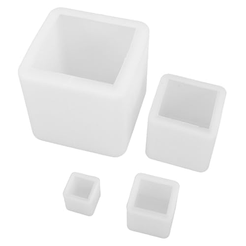 Angoily 4 Stück Teiliges Quadratisches Silikon-gießform Epoxidharzwürfel mit Präzisen Kanten Realistischen Getrockneten Blumen für Diy-kunst Kerzen Seifen und Dekorative Wohnaccessoires Angoily 4 Stück Teiliges Quadratisches Silikon-gießform Epoxidharzwürfel mit Präzisen Kanten Realistischen Getrockneten Blumen für Diy-kunst Kerzen Seifen und Dekorative Wohnaccessoires von Angoily