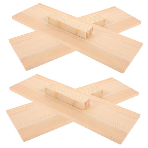 Angoily 4 Stück Teiliges Rechteckiges Seifenformen Langlebigem Holzdeckel Staubdichtem Ersatz für Rechteckige Seifenformen Abdeckung für DIY Seifenherstellung Formgerecht und Robust von Angoily