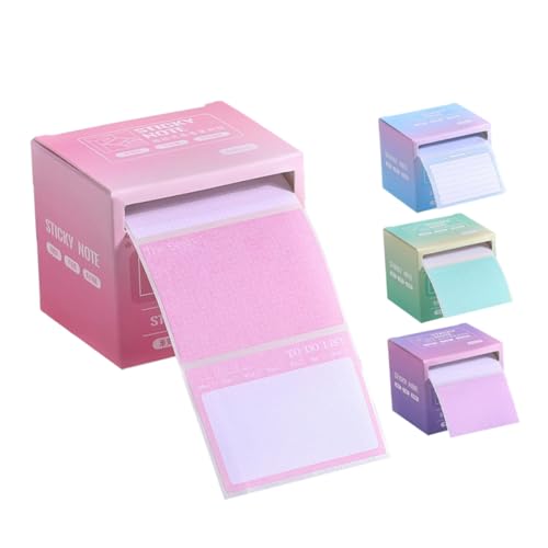 Angoily 4 Stück Teiliges Selbstklebender Haftnotizen mit Abreißspender Box Vielfältige Designs mit Karomuster und Blanko Stark Haftend für Büro Schule Home Office Praktische Memo Pads für Angoily 4 Stück Teiliges Selbstklebender Haftnotizen mit Abreißspender Box Vielfältige Designs mit Karomuster und Blanko Stark Haftend für Büro Schule Home Office Praktische Memo Pads für von Angoily