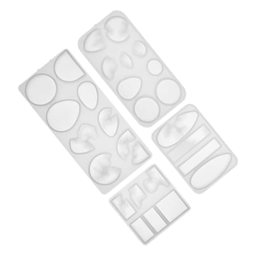 Angoily 4 Stück Teiliges Set Silikon Pendant Gießform für Diy Schmuckherstellung Flexible und Langlebige Epoxy Mold für Ohrringe Anhänger und Schlüsselanhänger für Kreative Projekte Angoily 4 Stück Teiliges Set Silikon Pendant Gießform für Diy Schmuckherstellung Flexible und Langlebige Epoxy Mold für Ohrringe Anhänger und Schlüsselanhänger für Kreative Projekte von Angoily