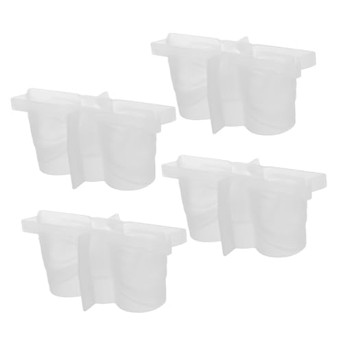 Angoily 4 Stück Teiliges Silikon Kerzenhalter Gießform Schleifenform Flexibel Langlebig für DIY Epoxidharz Kerzenhalter Aromatherapie Dekoration Handwerk Angoily 4 Stück Teiliges Silikon Kerzenhalter Gießform Schleifenform Flexibel Langlebig für DIY Epoxidharz Kerzenhalter Aromatherapie Dekoration Handwerk von Angoily