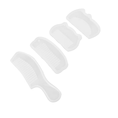 Angoily 4 Stück Teiliges Silikonform Transparente Harz-kämme Hitzebeständig Präzise Gestaltet für DIY Schmuck und Handwerk Vielseitig für Epoxidharz-gießprojekte mit Hoher Detailklarheit Angoily 4 Stück Teiliges Silikonform Transparente Harz-kämme Hitzebeständig Präzise Gestaltet für DIY Schmuck und Handwerk Vielseitig für Epoxidharz-gießprojekte mit Hoher Detailklarheit von Angoily