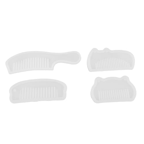 Angoily 4 Stück Teiliges Silikonform für DIY Harz Haarkamm Hitzebeständige Transparente Gießform mit Antihaftbeschichtung Vielseitig für Schmuck und Handwerkskunst Geeignet Angoily 4 Stück Teiliges Silikonform für DIY Harz Haarkamm Hitzebeständige Transparente Gießform mit Antihaftbeschichtung Vielseitig für Schmuck und Handwerkskunst Geeignet von Angoily