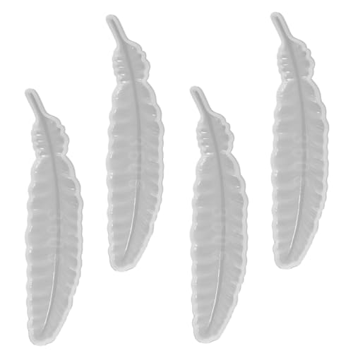 Angoily 4 Stück Teiliges Silikonform für Lesezeichen DIY Langlebige Wiederverwendbare Feder Design Gießform Sichere Epoxidharzform für Bastelarbeiten Geschenkidee für Familie und Bekannte Angoily 4 Stück Teiliges Silikonform für Lesezeichen DIY Langlebige Wiederverwendbare Feder Design Gießform Sichere Epoxidharzform für Bastelarbeiten Geschenkidee für Familie und Bekannte von Angoily