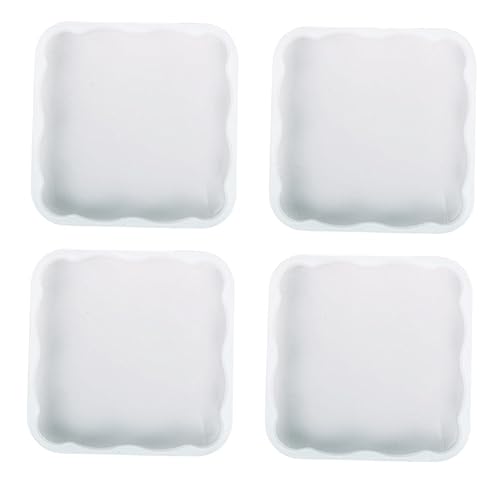 Angoily 4 Stück Teiliges Silikonform für Quadratische Untersetzer DIY Epoxidharz Moulds Rutschfest Hitzebeständig Einfache Reinigung für Kaffeetassen und Dekoration Angoily 4 Stück Teiliges Silikonform für Quadratische Untersetzer DIY Epoxidharz Moulds Rutschfest Hitzebeständig Einfache Reinigung für Kaffeetassen und Dekoration von Angoily