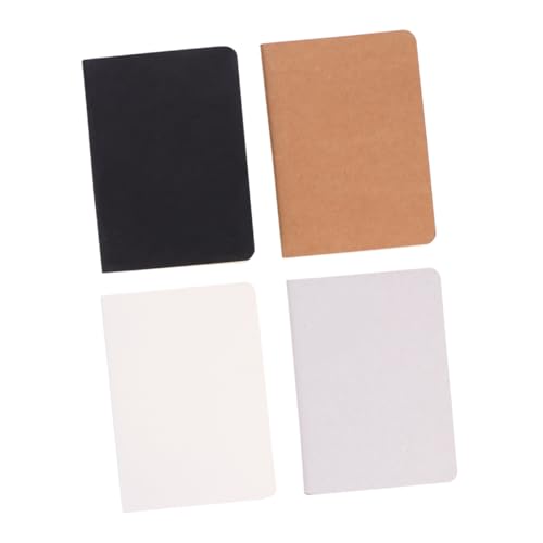Angoily 4 Stück Teiliges Solid Color Blank Graffiti Skizzenbuch Kreatives Notizbuch für Bürobedarf für Schüler Lehrer und Künstler von Angoily