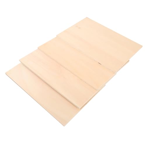 Angoily 4 Stück Unbehandelte Holzplatten Teiliges Glatte Oberfläche DIY Bastelholz für Gravur Malerei und Kreative Projekte Natürliches Holzmaterial Vielseitig Einsetzbar Angoily 4 Stück Unbehandelte Holzplatten Teiliges Glatte Oberfläche DIY Bastelholz für Gravur Malerei und Kreative Projekte Natürliches Holzmaterial Vielseitig Einsetzbar von Angoily