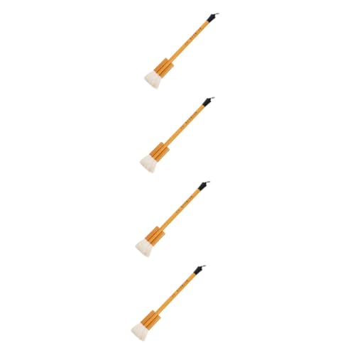 Angoily 4 Stück Wollbürste Wasser klein tragbar malen für Farbe Pinsel Aquarellbürsten Aquarellzubehör Bambus Angoily 4 Stück Wollbürste Wasser klein tragbar malen für Farbe Pinsel Aquarellbürsten Aquarellzubehör Bambus von Angoily