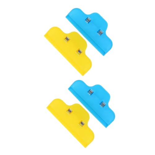 Angoily 4 Stück Zeichenbrett Clips Ergonomische Kunststoffbinder Clips Blau und Gelb für Dokumente Zeichnungen und Lebensmittelbeutelverschluss Angoily 4 Stück Zeichenbrett Clips Ergonomische Kunststoffbinder Clips Blau und Gelb für Dokumente Zeichnungen und Lebensmittelbeutelverschluss von Angoily