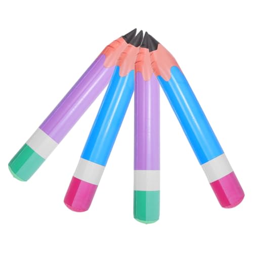 Angoily 4 Stück aufblasbares Bleistiftspielzeug Riese riesige Bleistiftballons groß Blau Luftballons Farbe bleistifte Schlauchboote für den Schulanfang Ballonstift Bleistift- PVC Angoily 4 Stück aufblasbares Bleistiftspielzeug Riese riesige Bleistiftballons groß Blau Luftballons Farbe bleistifte Schlauchboote für den Schulanfang Ballonstift Bleistift- PVC von Angoily