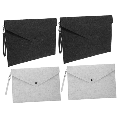 Angoily 4 Teilige Aufbewahrungstasche Für Dokumentenmappen Schreibwaren Papier Organizer Ordner Reiseakten Dokumente Filz Portfoliotasche Büro Dokumentenmappe Mit Druckknopf Angoily 4 Teilige Aufbewahrungstasche Für Dokumentenmappen Schreibwaren Papier Organizer Ordner Reiseakten Dokumente Filz Portfoliotasche Büro Dokumentenmappe Mit Druckknopf von Angoily