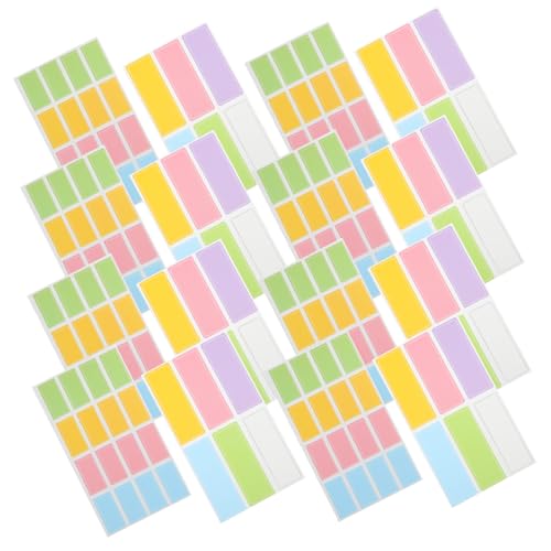 Angoily 40 Blatt Selbstklebende Wasserdichte Klassifikationsetiketten in Bunte Markierungsaufkleber für Schule Büro und Zuhause Beschreibbare Namens Organisationssticker Angoily 40 Blatt Selbstklebende Wasserdichte Klassifikationsetiketten in Bunte Markierungsaufkleber für Schule Büro und Zuhause Beschreibbare Namens Organisationssticker von Angoily