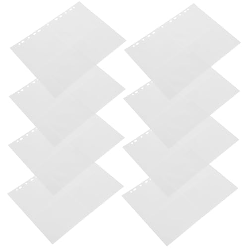 Angoily 40 Stück Nachfüllseiten Klarsichthüllen Schutzhüllen für Fotos Karten und Photocards Lose Einsteckseiten aus Robustem Kunststoff Transparent Wiederverwendbar von Angoily