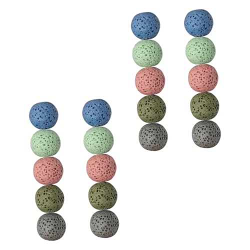 Angoily 40 Stück Natürliche Vulkanstein Perlen für Diy Schmuckherstellung Runde Lava Beads Armbänder und Handwerksperlen für Projekte Angoily 40 Stück Natürliche Vulkanstein Perlen für Diy Schmuckherstellung Runde Lava Beads Armbänder und Handwerksperlen für Projekte von Angoily