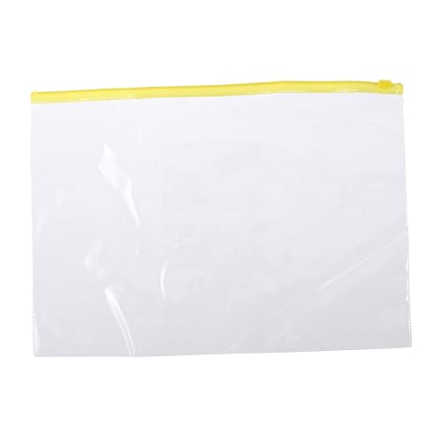 Angoily 40 Stück PVC Dokumententaschen mit Reißverschluss Rot Gelb Blau und Grün Organizer für Dokumente Quittungen und von Angoily