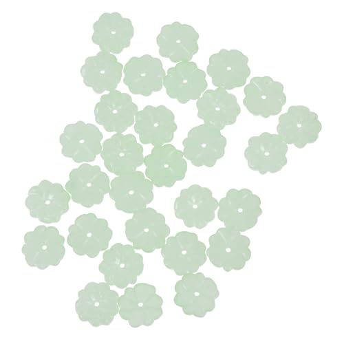 Angoily 40 Stück Petal Design Glasperlen Diy Bastelmaterial für Schmuckherstellung Zartem für Haarspangen und Dekorationen Angoily 40 Stück Petal Design Glasperlen Diy Bastelmaterial für Schmuckherstellung Zartem für Haarspangen und Dekorationen von Angoily