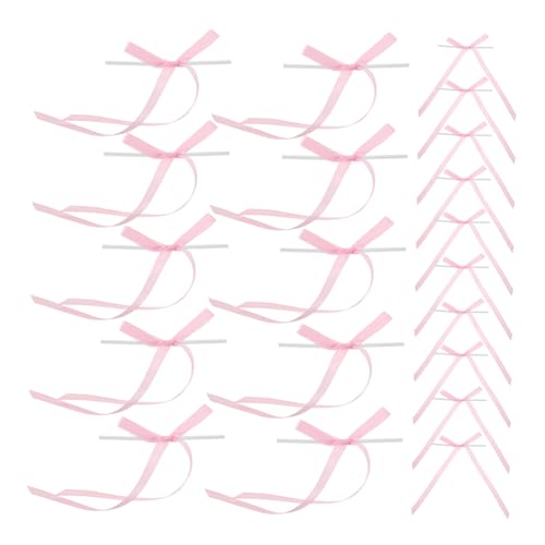 Angoily 40 Stück Rosa Schleifen Kuchen Dekorationen Stilvolle Schleifen Cake Topper Leicht und Langlebig Vielseitig Einsetzbar für Geburtstagskuchen Hochzeiten Jga und Romantische Feiern von Angoily