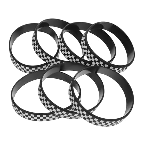 Angoily 40 Stück Silikon Armbänder Kariert Motorsport Wristbands für Geburtstagsfeiern Events und Partyzubehör Teenager Party Accessoires Angoily 40 Stück Silikon Armbänder Kariert Motorsport Wristbands für Geburtstagsfeiern Events und Partyzubehör Teenager Party Accessoires von Angoily