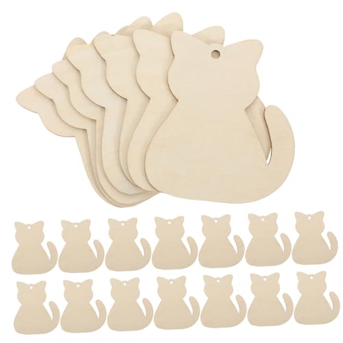 Angoily 40 Stück Teiliges Holzkatzen für DIY Bastelprojekte Handbemalte Holzanhänger Langlebige Holzscheiben Kreative Katzenformen zum Bemalen Basteln und Dekorieren für Bastelfreunde Angoily 40 Stück Teiliges Holzkatzen für DIY Bastelprojekte Handbemalte Holzanhänger Langlebige Holzscheiben Kreative Katzenformen zum Bemalen Basteln und Dekorieren für Bastelfreunde von Angoily