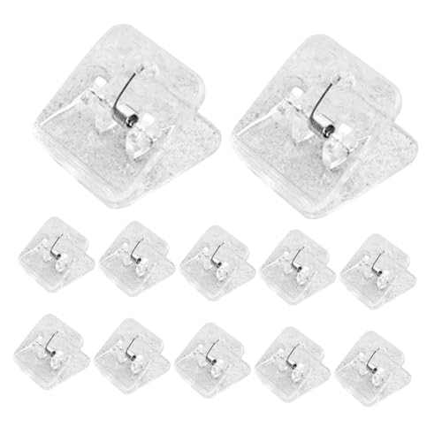 Angoily 40 Stück Teiliges Kunststoff Büroklammern Mini Binder Clips Quadratisch Transparente Papierklemmen für Dokumentenorganisation und Sortierung im Büro und Schule Angoily 40 Stück Teiliges Kunststoff Büroklammern Mini Binder Clips Quadratisch Transparente Papierklemmen für Dokumentenorganisation und Sortierung im Büro und Schule von Angoily