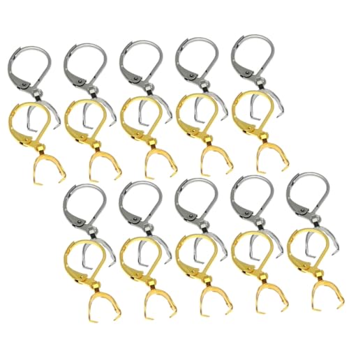 Angoily 40 Stück Teiliges Ohrhaken aus Rostfreiem Edelstahl Stahlfarbene und Goldfarbene Schmuckanhänger Langlebig Rostfrei zum Basteln von Armbändern Halsketten und Schlüsselanhängern Angoily 40 Stück Teiliges Ohrhaken aus Rostfreiem Edelstahl Stahlfarbene und Goldfarbene Schmuckanhänger Langlebig Rostfrei zum Basteln von Armbändern Halsketten und Schlüsselanhängern von Angoily