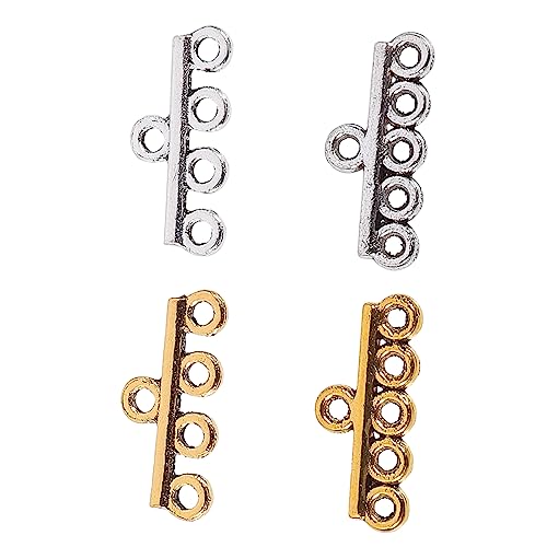Angoily 40 Teiliges Armbandschnallen Set Schmuckketten Schmuckverbinder Perlen Für Armbänder Halskettenketten Abreißverschlüsse Für Halsketten Edelsteine Mehrere Armbandclips von Angoily