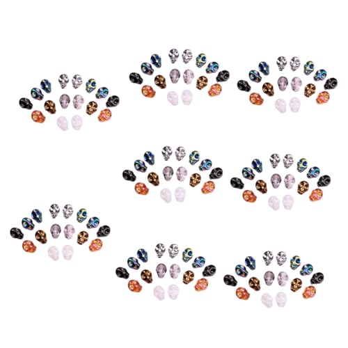 Angoily 400 Stk. Teiliges Kristallglasperlen mit Schädel Design Bunte DIY Schmuck Bastelperlen für Armbänder Halsketten Multifunktionale Schmuckherstellung Umweltfreundlich Langlebig Angoily 400 Stk. Teiliges Kristallglasperlen mit Schädel Design Bunte DIY Schmuck Bastelperlen für Armbänder Halsketten Multifunktionale Schmuckherstellung Umweltfreundlich Langlebig von Angoily
