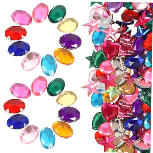 Angoily 400 Stück Diamant Diy-material Steine Basteln Juwelen Selber Machen Hotfix Kind Nagelschmuck Und Charms Bunt Zubehör Für Die Kunstherstellung Juwelenaufkleber Diamanten Acryl Angoily 400 Stück Diamant Diy-material Steine Basteln Juwelen Selber Machen Hotfix Kind Nagelschmuck Und Charms Bunt Zubehör Für Die Kunstherstellung Juwelenaufkleber Diamanten Acryl von Angoily