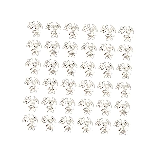 Angoily 400 Stück Diy Schmuckzubehör Teile Ohrringe Material Dreiblättrige Vielseitige Dekoration für Armbänder Schlüsselanhänger Silber Angoily 400 Stück Diy Schmuckzubehör Teile Ohrringe Material Dreiblättrige Vielseitige Dekoration für Armbänder Schlüsselanhänger Silber von Angoily