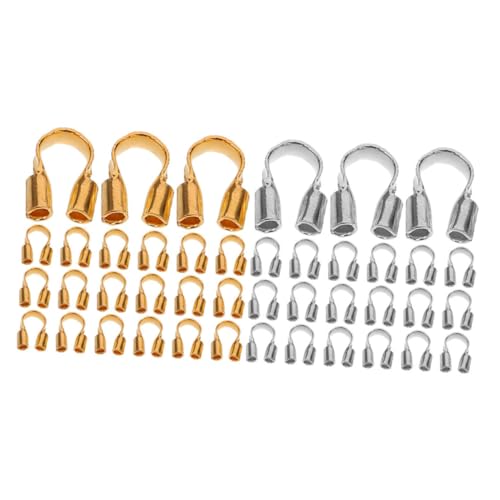 Angoily 400 Stück Kupferdraht-schutzvorrichtungen: Fadenschutz-set, U-förmiger Metalldrahtschutz – Für Die Schmuckherstellung, Halsketten, Armbänder, Ohrringe, Diy-bastelzubehör Angoily 400 Stück Kupferdraht-schutzvorrichtungen: Fadenschutz-set, U-förmiger Metalldrahtschutz – Für Die Schmuckherstellung, Halsketten, Armbänder, Ohrringe, Diy-bastelzubehör von Angoily