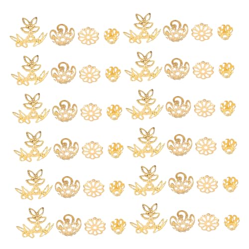 Angoily 400 Stück Perlenhut Ende Basteln mehrere Endkappen für Schmuckzubehör Ohrringherstellung aus Perlenkappen Endkappen für die Schmuckherstellung Blumen Endkappen Eisen Golden Angoily 400 Stück Perlenhut Ende Basteln mehrere Endkappen für Schmuckzubehör Ohrringherstellung aus Perlenkappen Endkappen für die Schmuckherstellung Blumen Endkappen Eisen Golden von Angoily